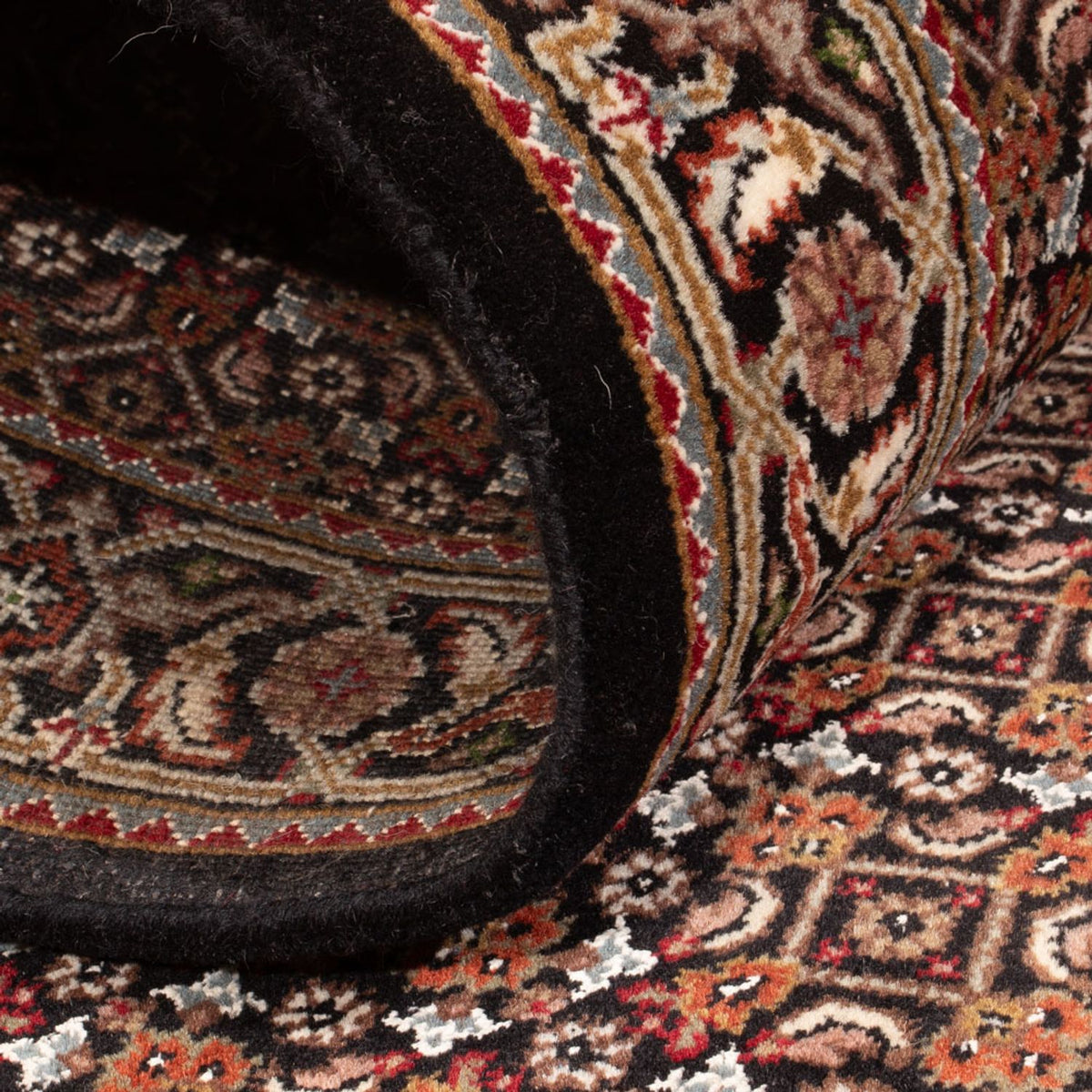 Løber Orientalsk tæppe - Tabriz - 202 x 85 cm - mørk beige