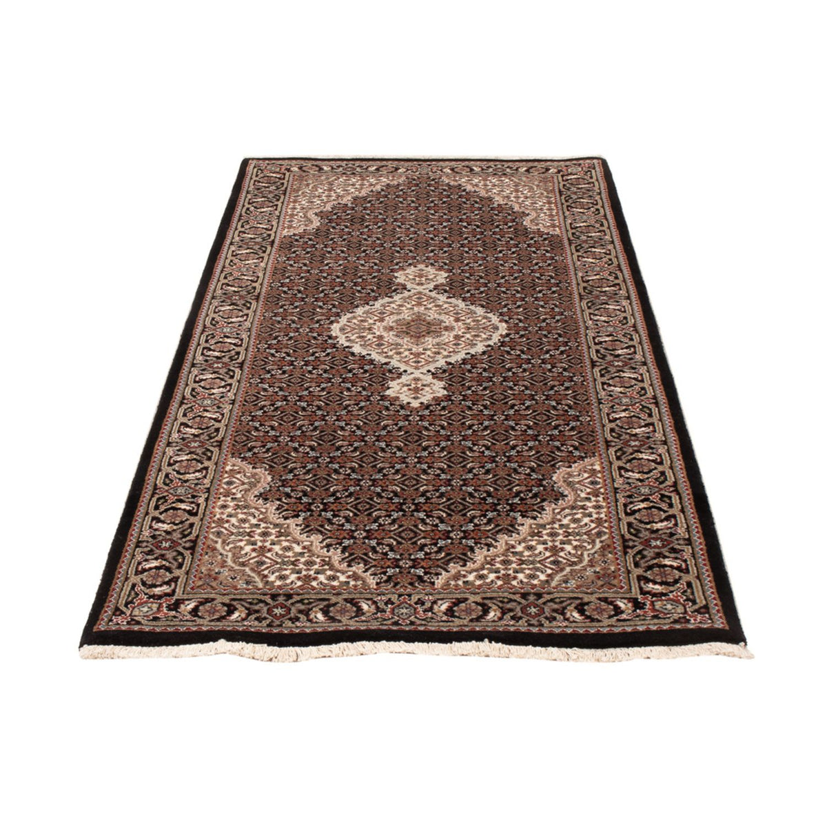 Løber Orientalsk tæppe - Tabriz - 202 x 85 cm - mørk beige