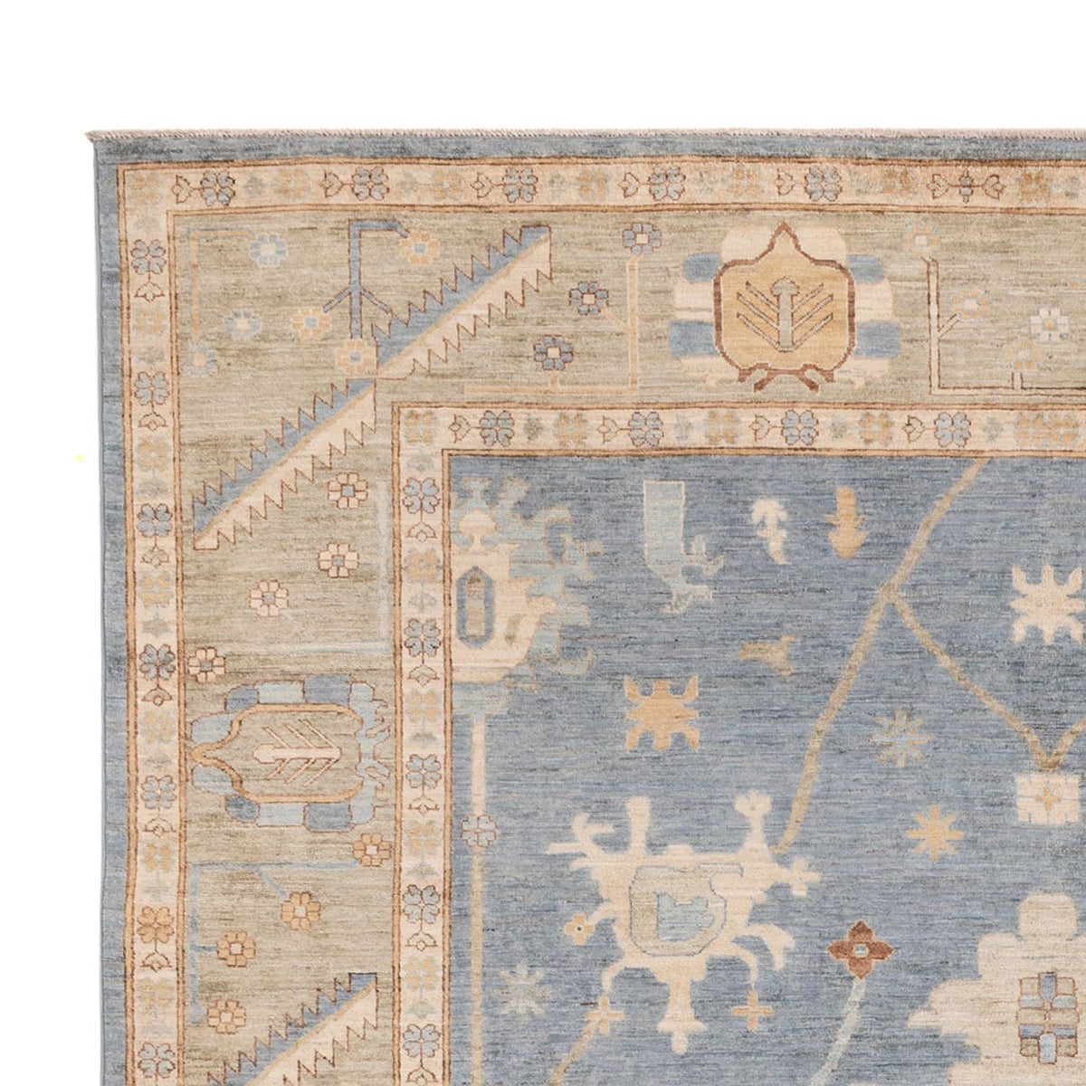 Ziegler Carpet - Usak - 347 x 241 cm - turkis