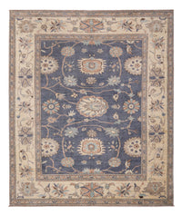 Ziegler Carpet - Usak - 298 x 249 cm - havblå