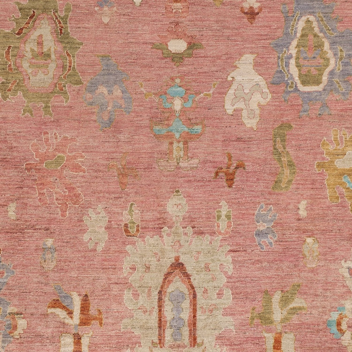 Ziegler Carpet - Usak - 359 x 237 cm - lysrød