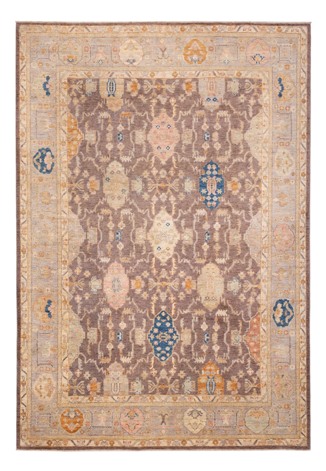 Ziegler Carpet - Usak - 353 x 244 cm - mørk beige