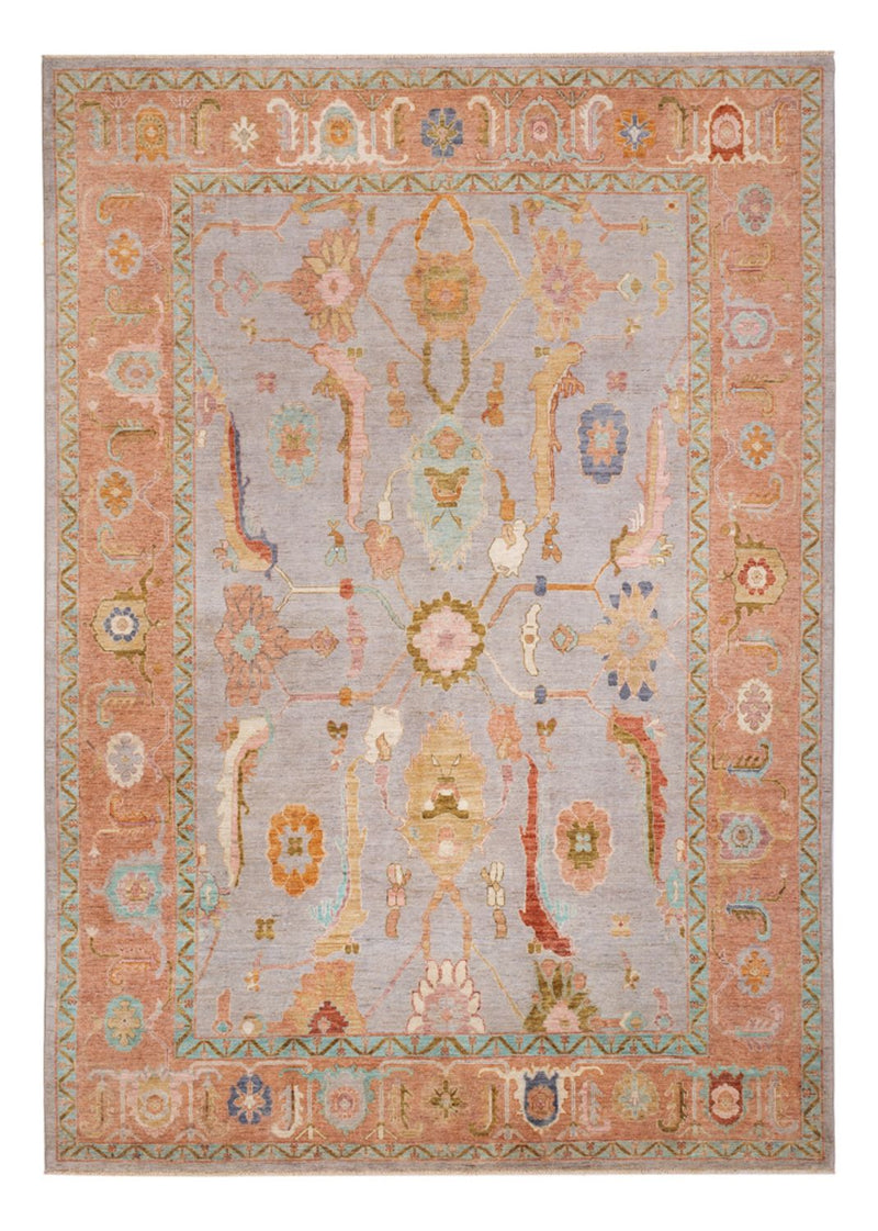 Ziegler Carpet - Usak - 346 x 243 cm - lyseblå
