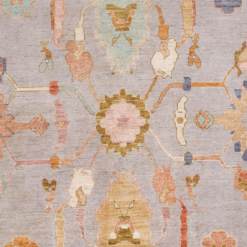 Ziegler Carpet - Usak - 346 x 243 cm - lyseblå