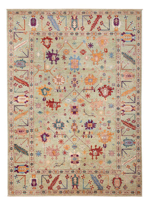 Ziegler Carpet - Usak - 336 x 244 cm - lysegrøn