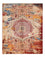 Designer tæppe - 198 x 155 cm - flerfarvet