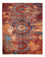 Designer tæppe - 195 x 156 cm - flerfarvet