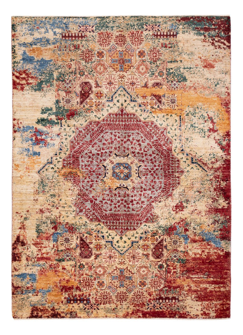 Designer tæppe - 236 x 169 cm - flerfarvet