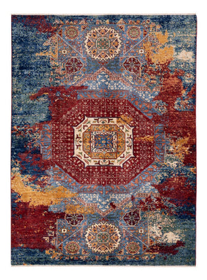 Designer tæppe - 237 x 174 cm - flerfarvet