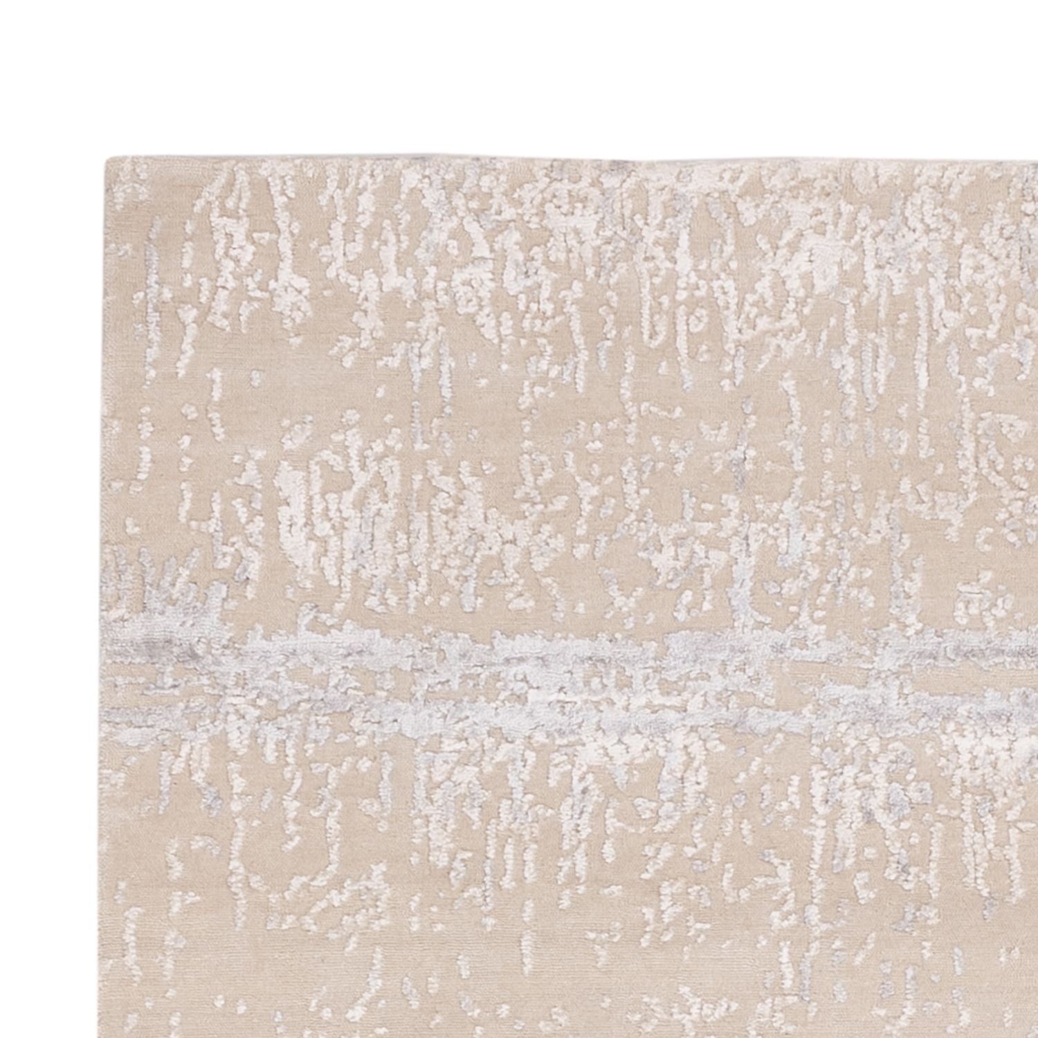Designer tæppe - 208 x 151 cm - beige