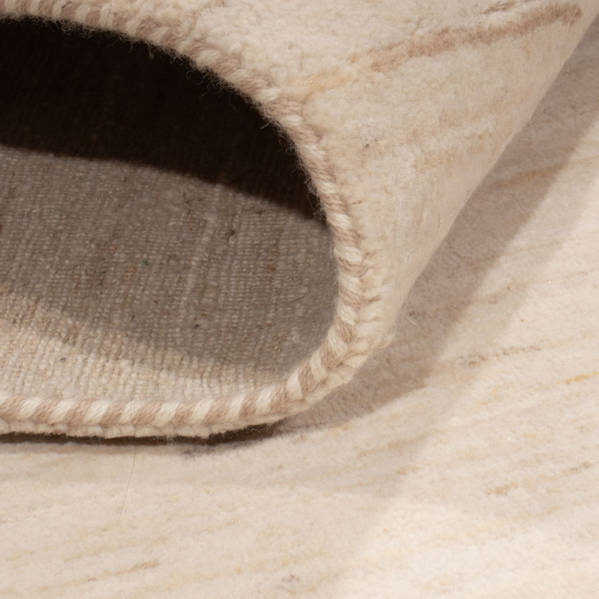 Gabbeh-tæppe - Loribaft Indus - 202 x 155 cm - sølv