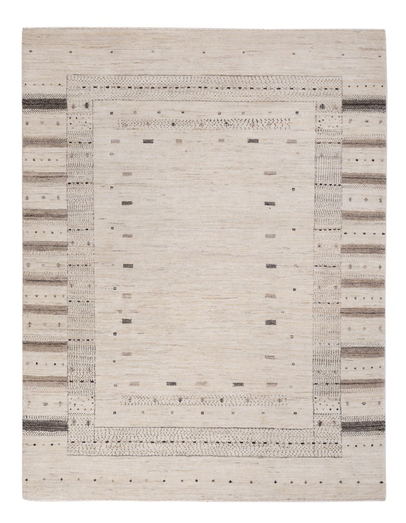 Gabbeh-tæppe - Loribaft Indus - 207 x 156 cm - sølv