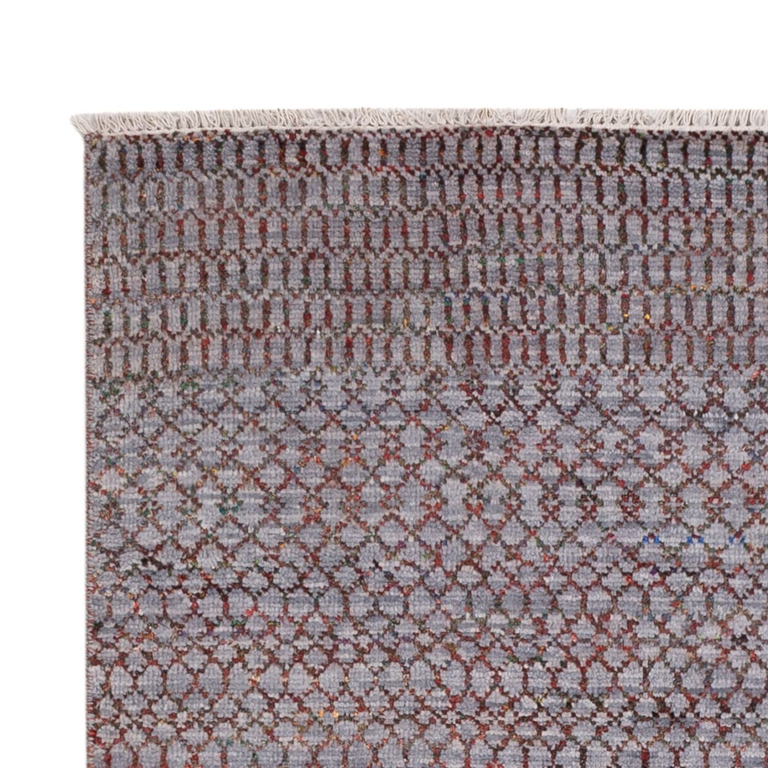 Designer tæppe - 199 x 150 cm - mørkeblå