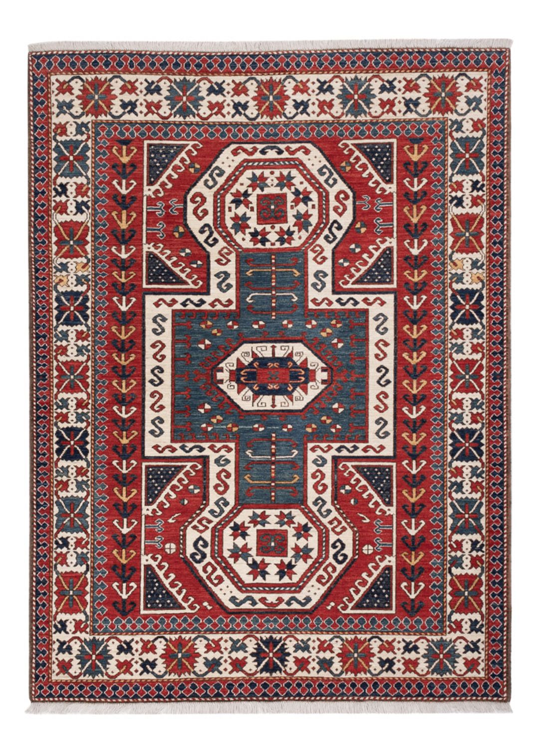Ziegler Carpet - Kazak - 198 x 146 cm - flerfarvet