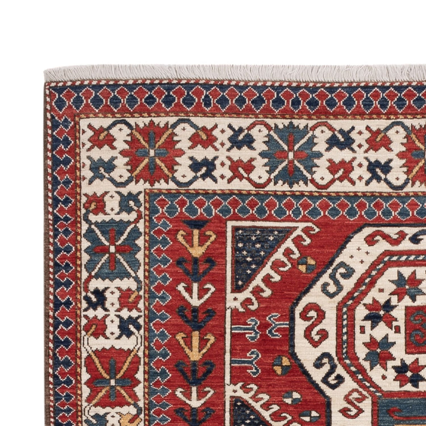 Kazak Tæppe 198x146cm - Orientalsk tæppe