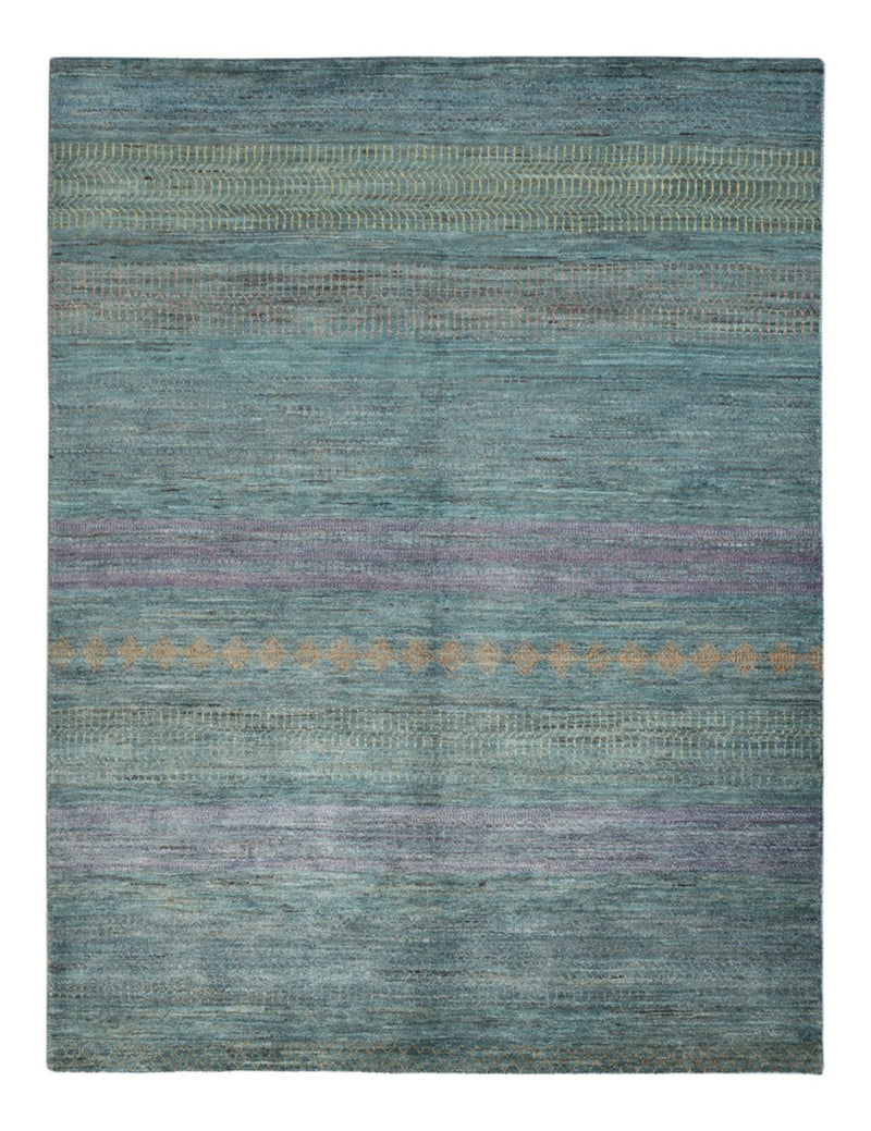 Designer tæppe - 196 x 152 cm - mørkegrøn