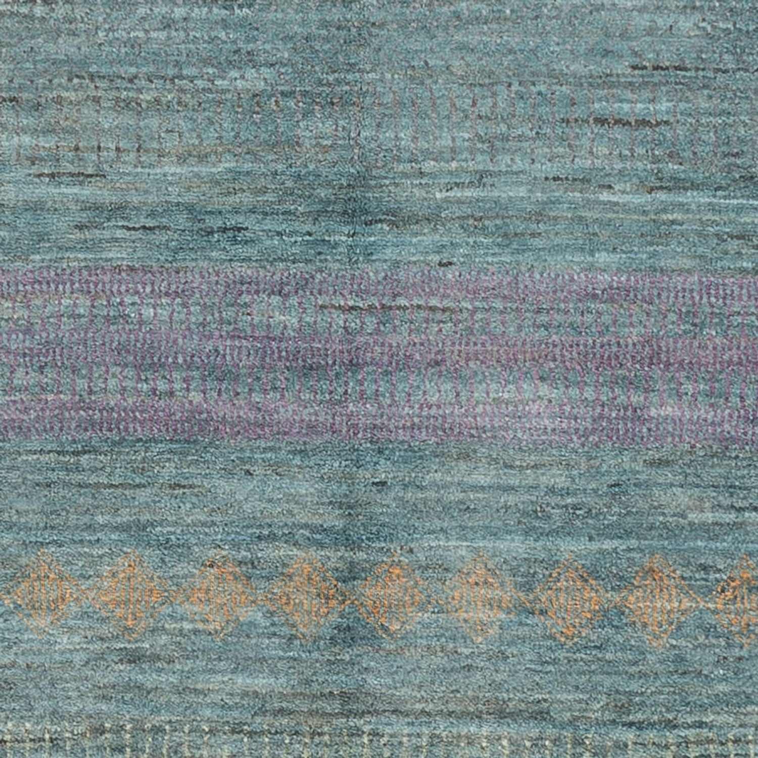 Designer tæppe - 196 x 152 cm - mørkegrøn
