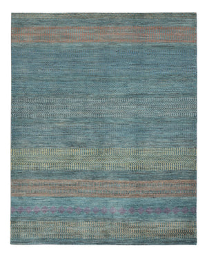 Designer tæppe - 195 x 154 cm - mørkegrøn