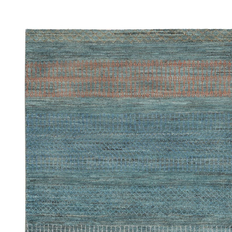 Designer tæppe - 195 x 154 cm - mørkegrøn