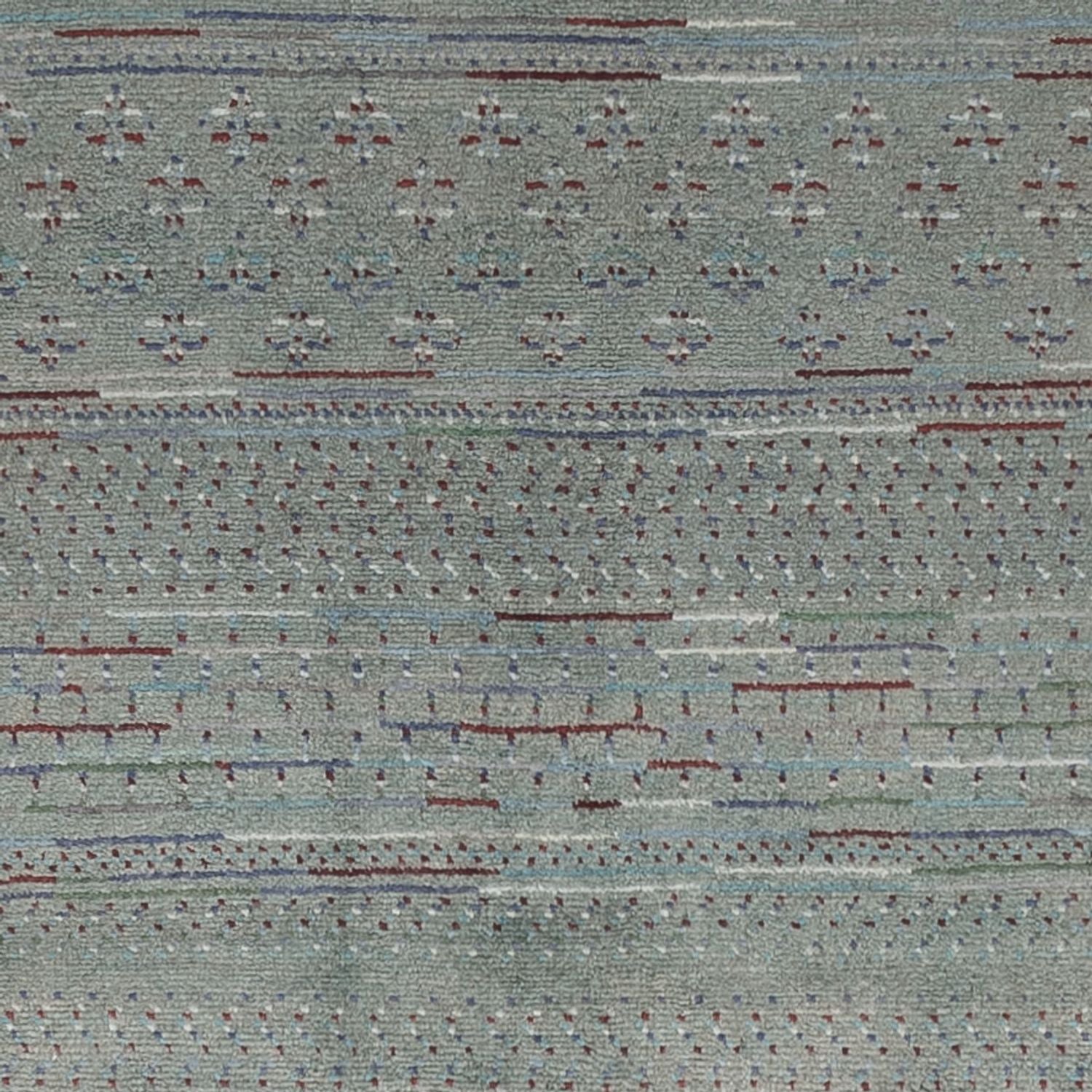 Gabbeh-tæppe - Persisk - 208 x 136 cm - mørkegrøn