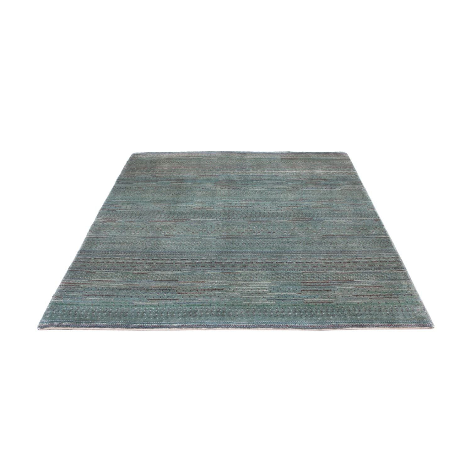 Gabbeh-tæppe - Persisk - 208 x 136 cm - mørkegrøn