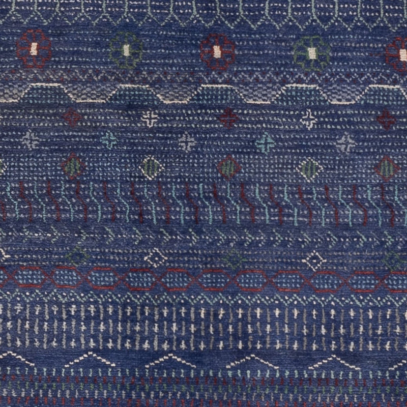 Gabbeh-tæppe - Persisk - 191 x 140 cm - mørkeblå