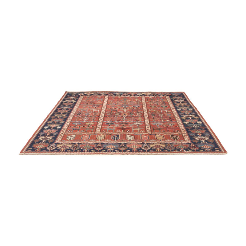 Kelim-tæppe - orientalsk - Soumak firkantet  - 205 x 192 cm - rust