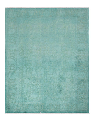 Designer tæppe - 196 x 156 cm - turkis