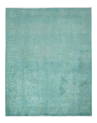 Designer tæppe - 196 x 156 cm - turkis