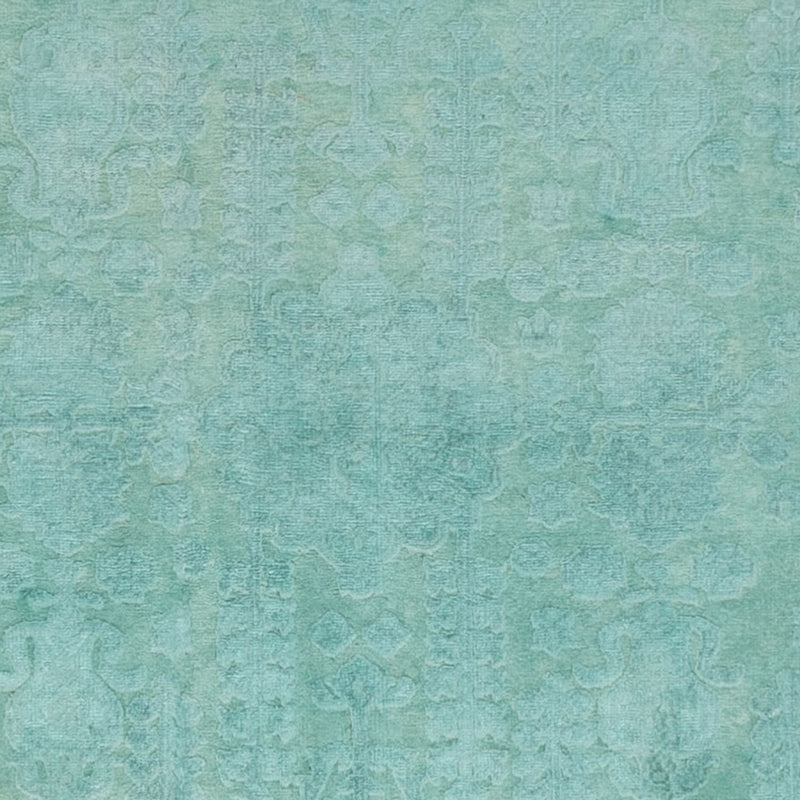Designer tæppe - 196 x 156 cm - turkis