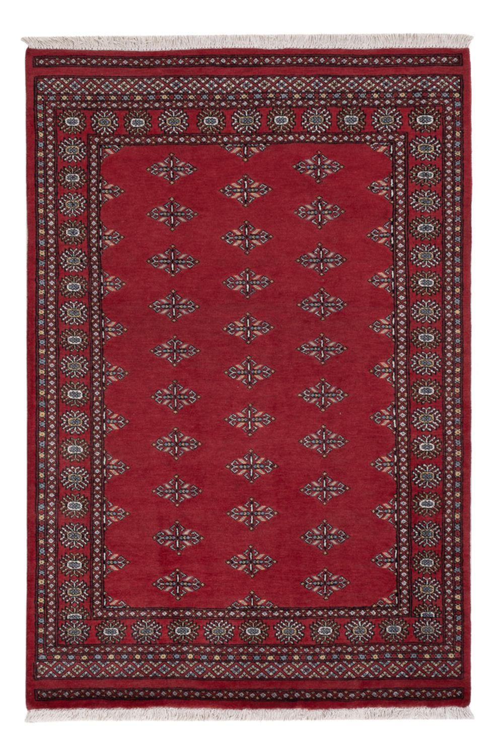 Pakistan Tæppe - 208 x 140 cm - rød