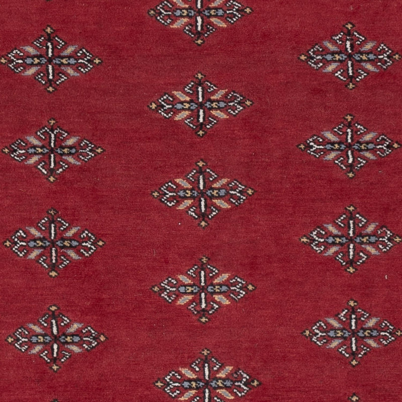 Pakistan Tæppe - 208 x 140 cm - rød