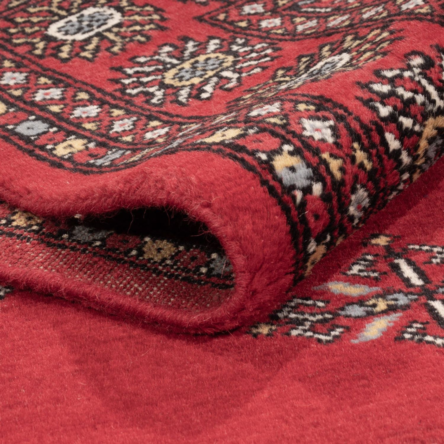 Pakistan Tæppe - 208 x 140 cm - rød
