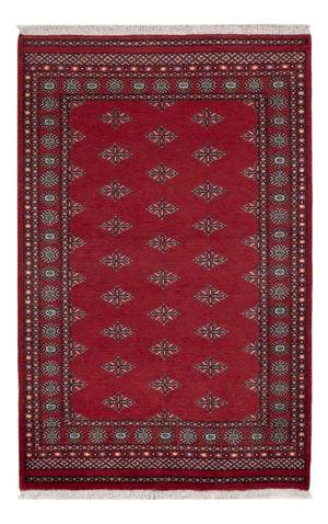 Pakistan Tæppe - 217 x 139 cm - rød
