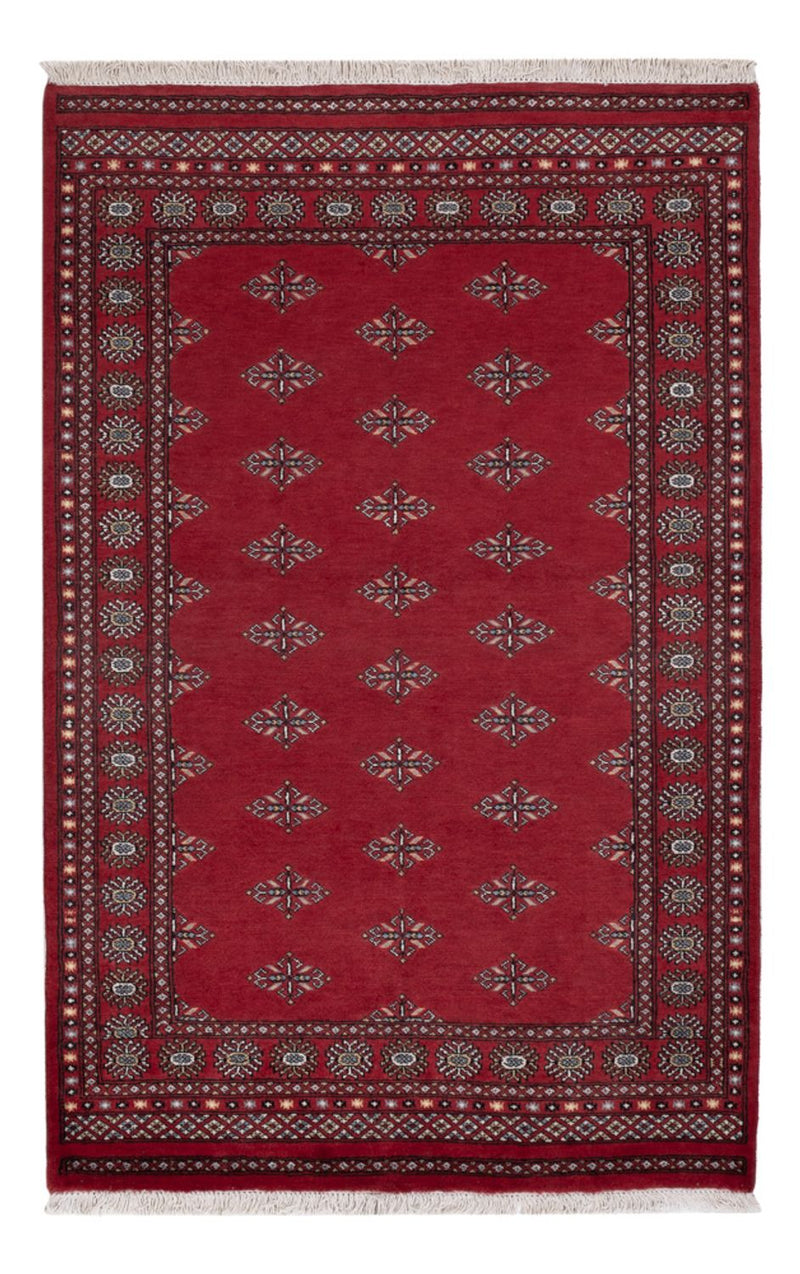 Pakistan Tæppe - 217 x 139 cm - rød