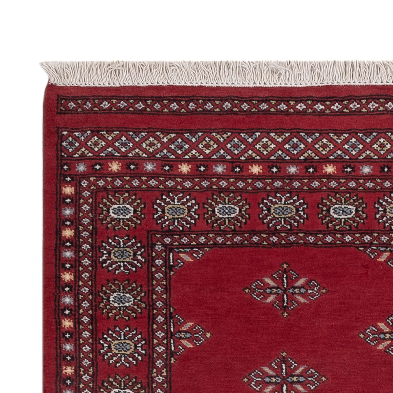 Pakistan Tæppe - 217 x 139 cm - rød