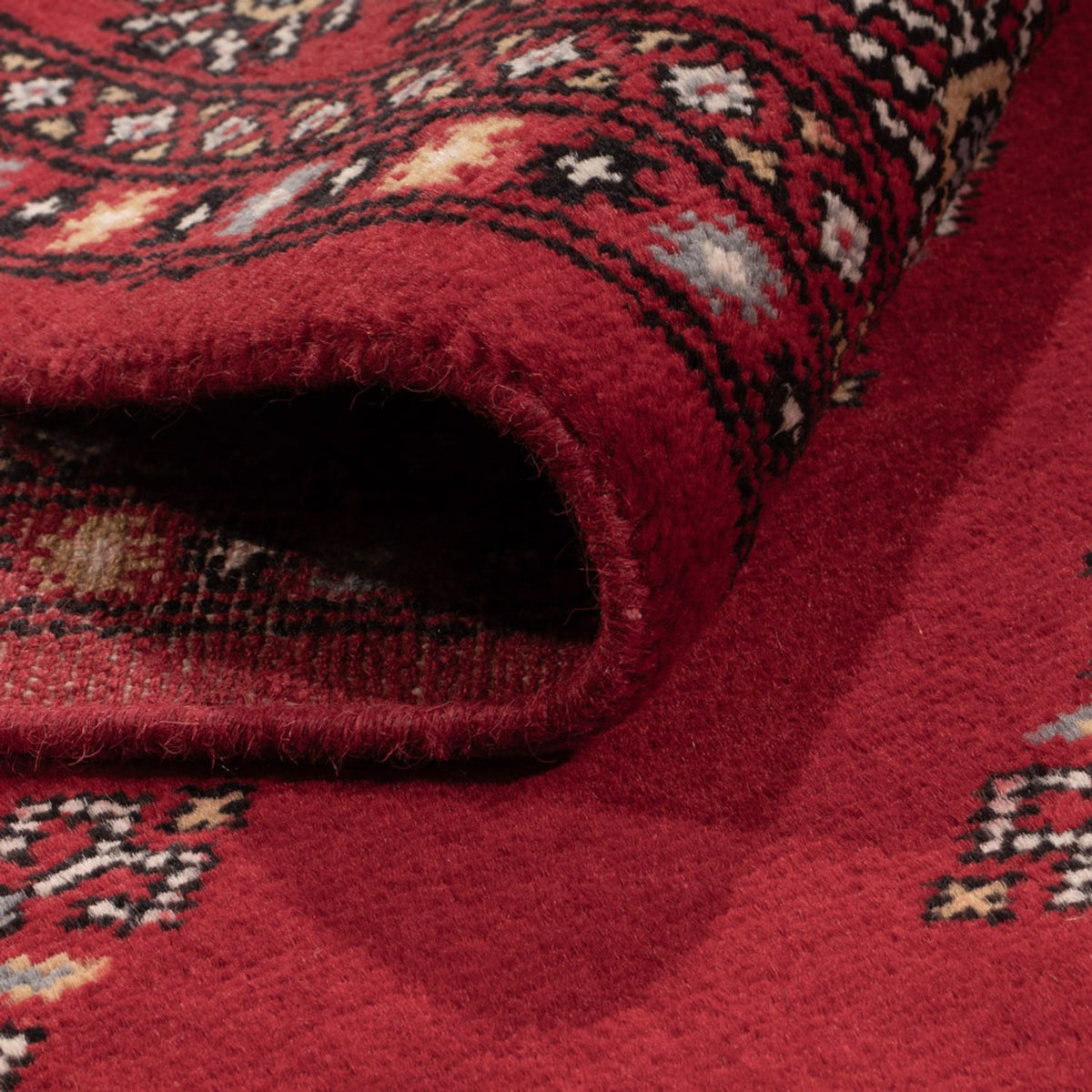 Pakistan Tæppe - 217 x 139 cm - rød