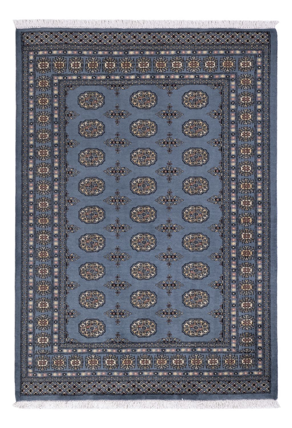 Pakistan Tæppe - 199 x 140 cm - blå