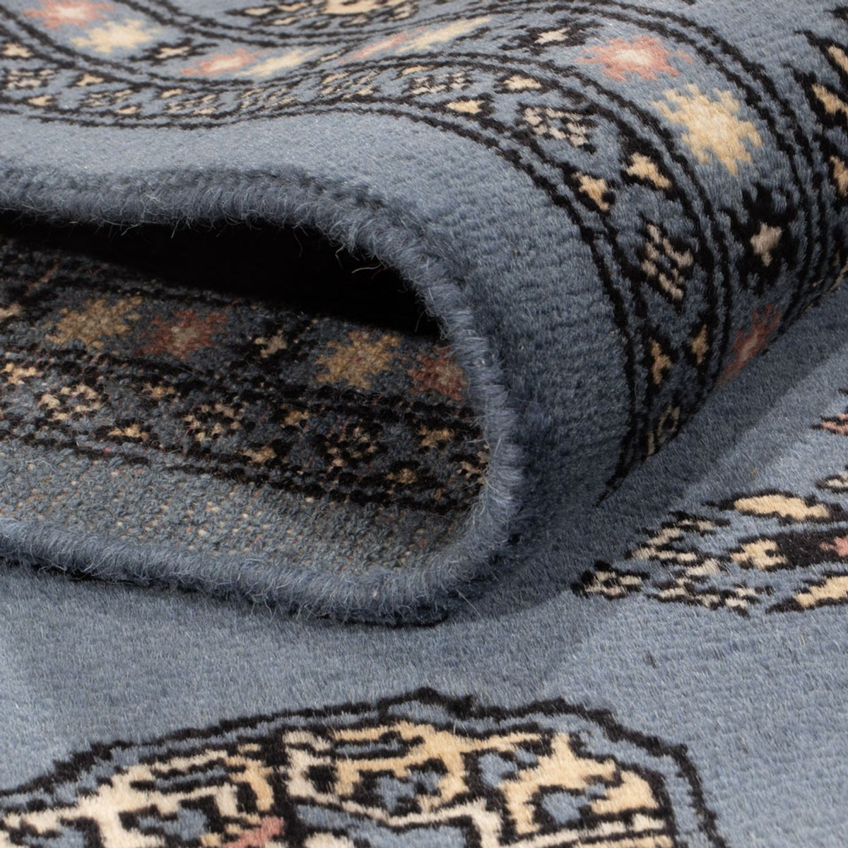 Pakistan Tæppe - 199 x 140 cm - blå