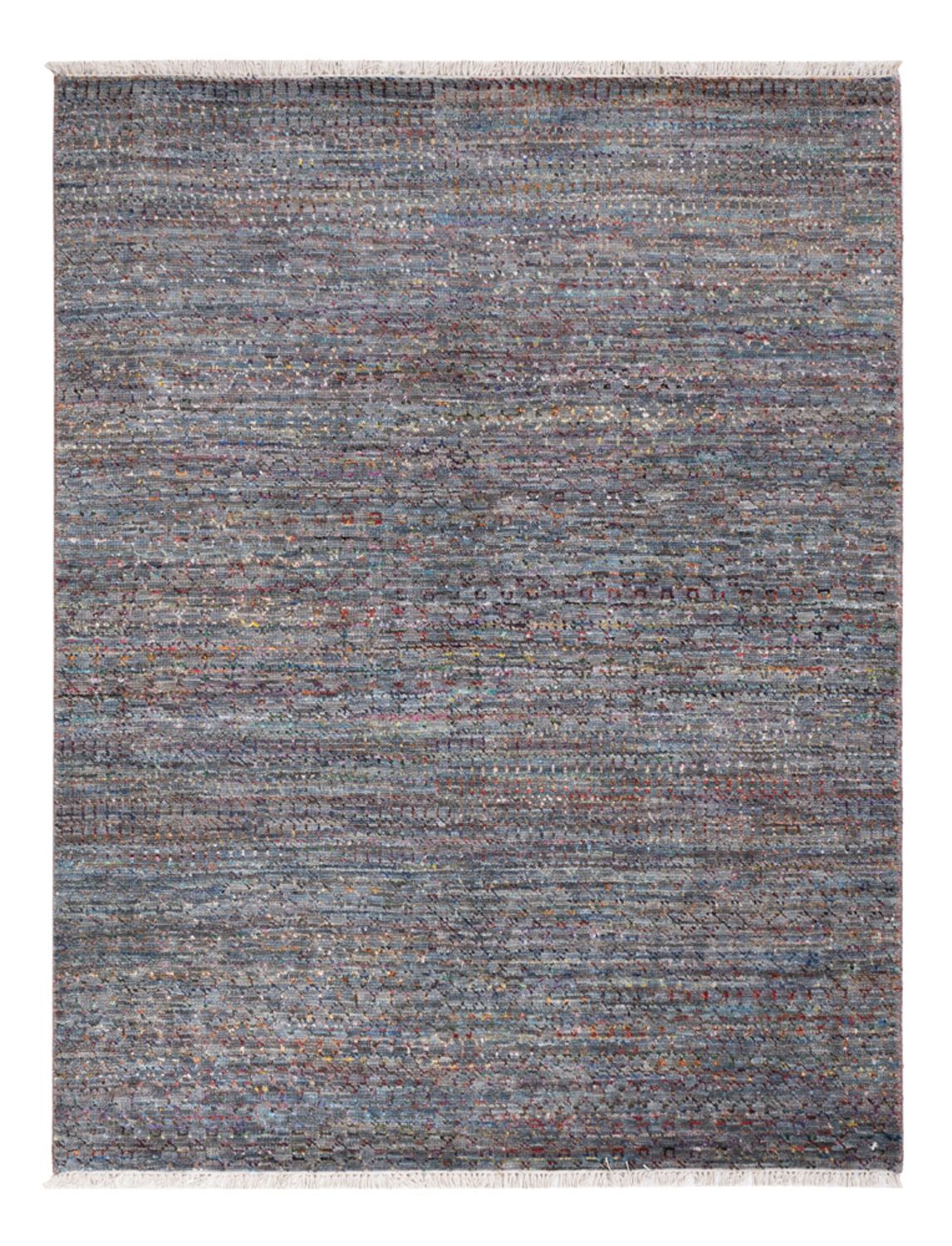 Designer tæppe - 203 x 154 cm - flerfarvet