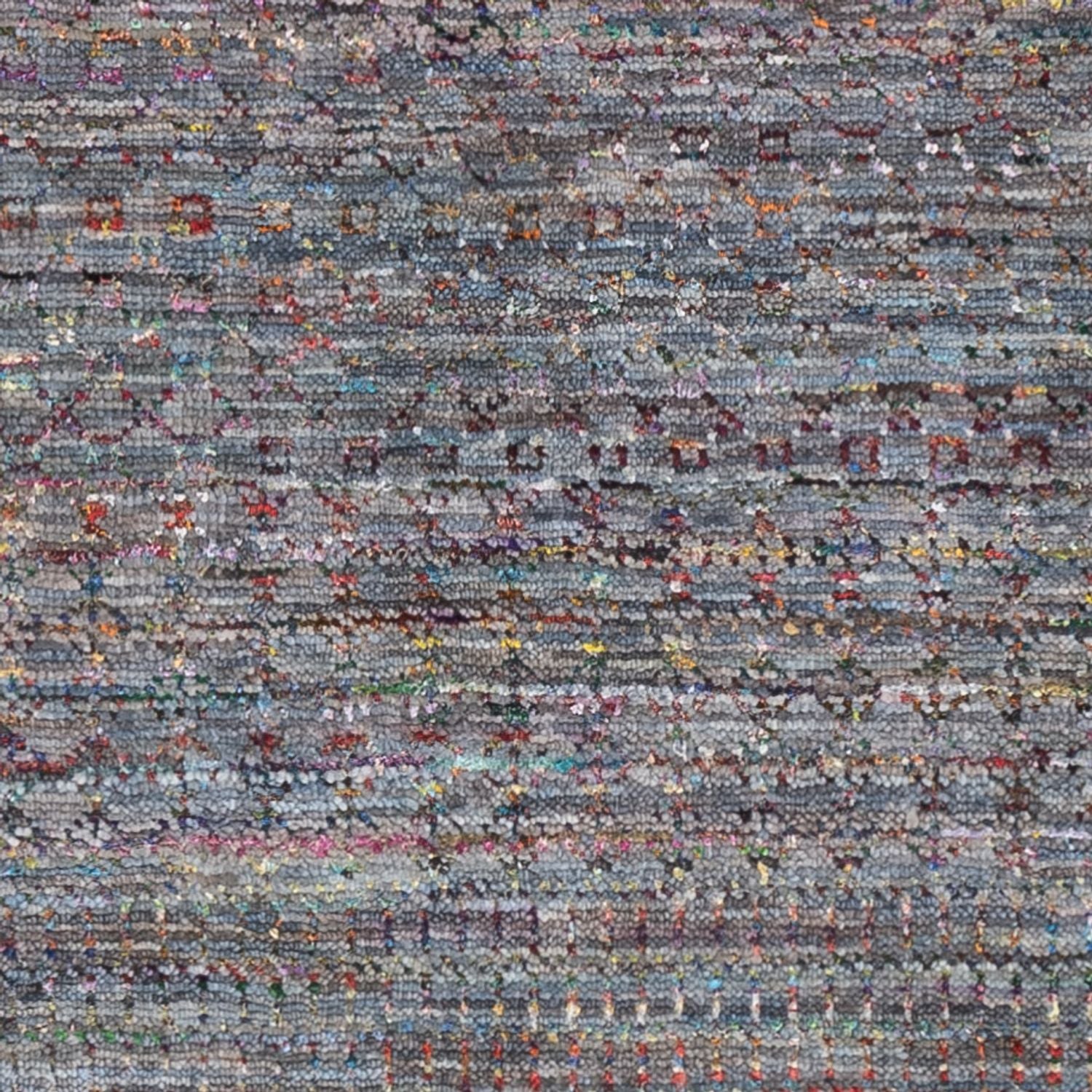 Designer tæppe - 203 x 154 cm - flerfarvet