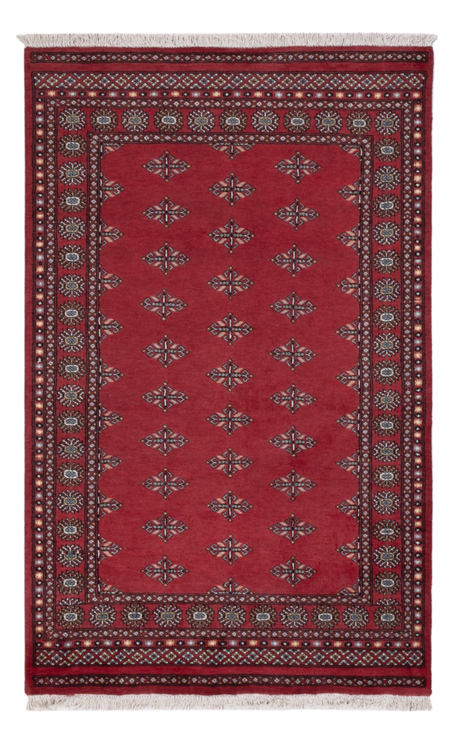 Pakistan Tæppe - 215 x 137 cm - rød