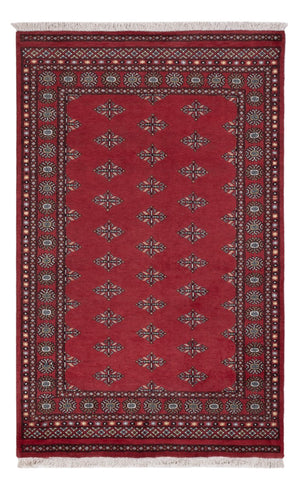 Pakistan Tæppe - 215 x 137 cm - rød