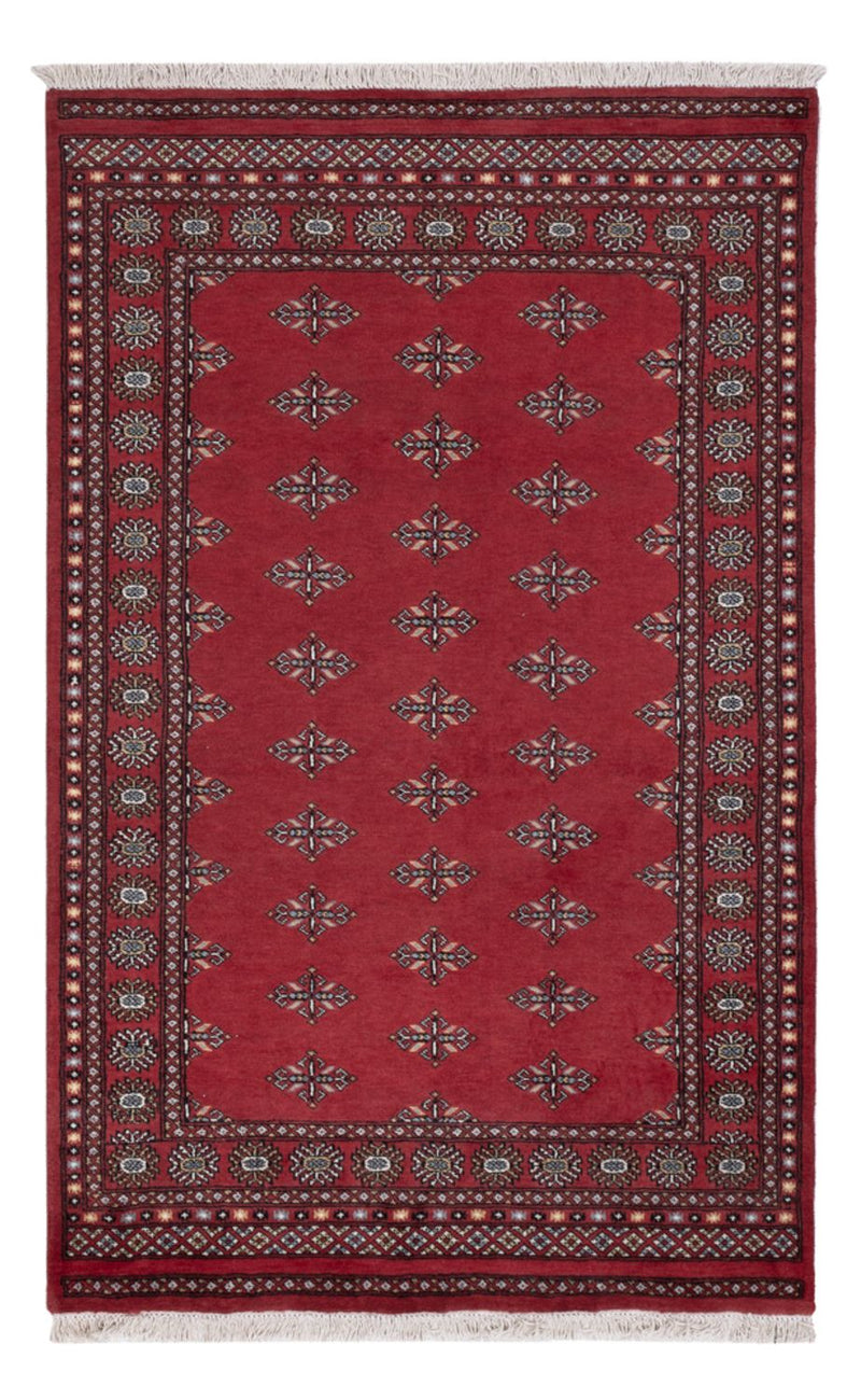Pakistan Tæppe - 215 x 137 cm - rød