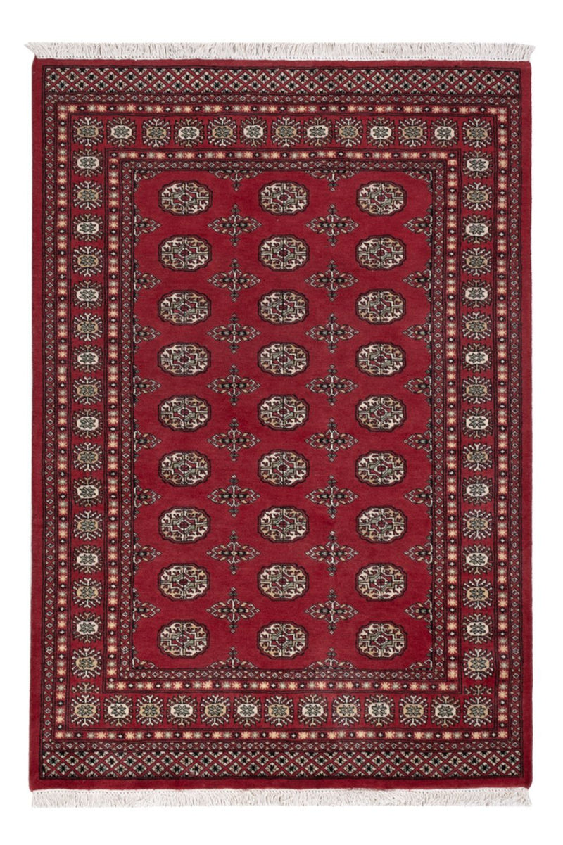 Pakistan Tæppe - 204 x 139 cm - rød