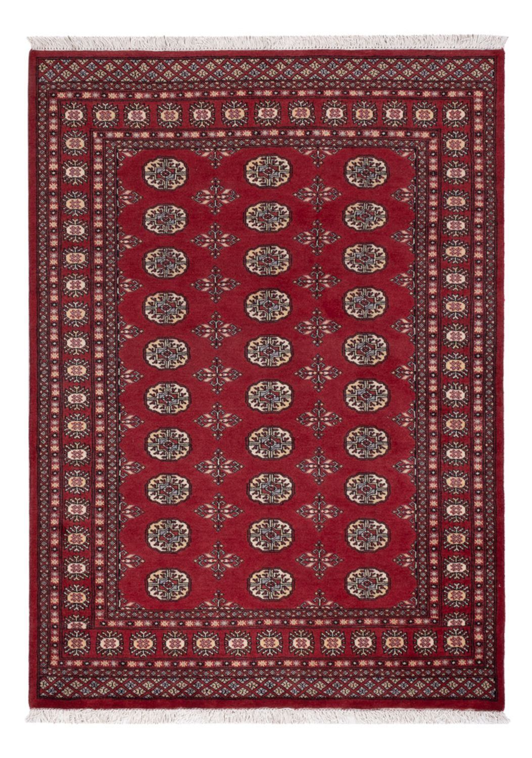 Pakistan Tæppe - 197 x 139 cm - rød