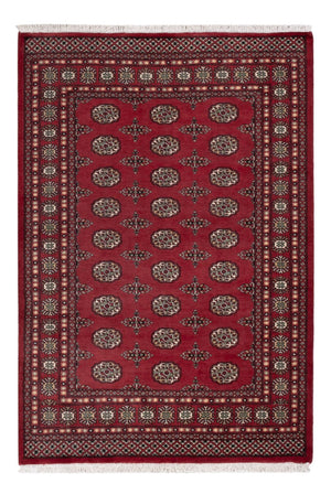 Pakistan Tæppe - 204 x 141 cm - rød