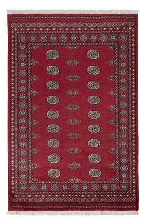 Pakistan Tæppe - 213 x 139 cm - rød