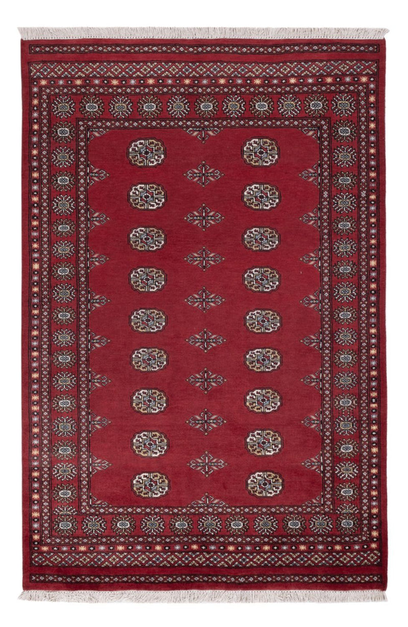 Pakistan Tæppe - 213 x 139 cm - rød