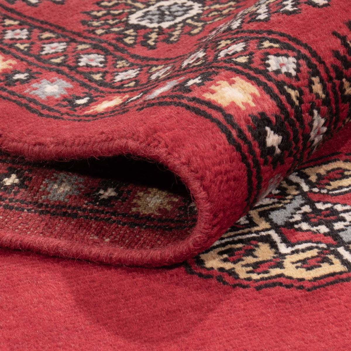 Pakistan Tæppe - 213 x 139 cm - rød